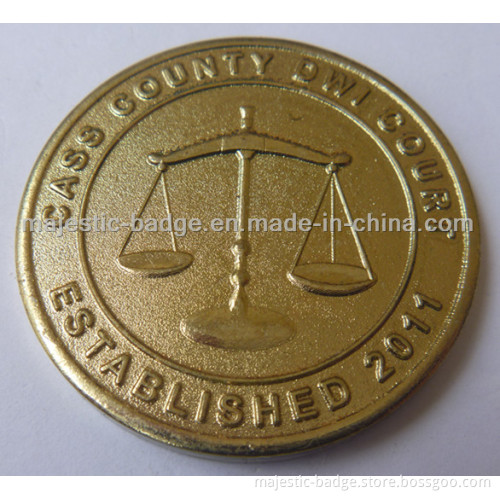 3D Customized Gold Plating Coin